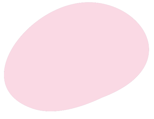 Pink Oval Shape